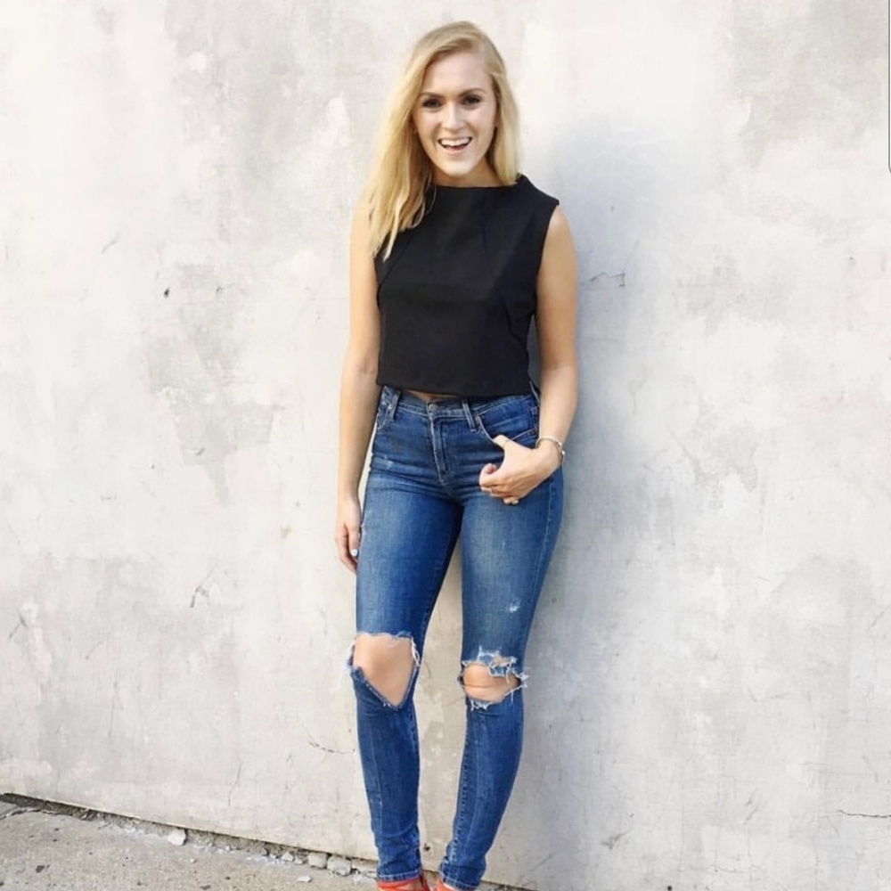 {Cotton Canary} Victoria Crop Top💕